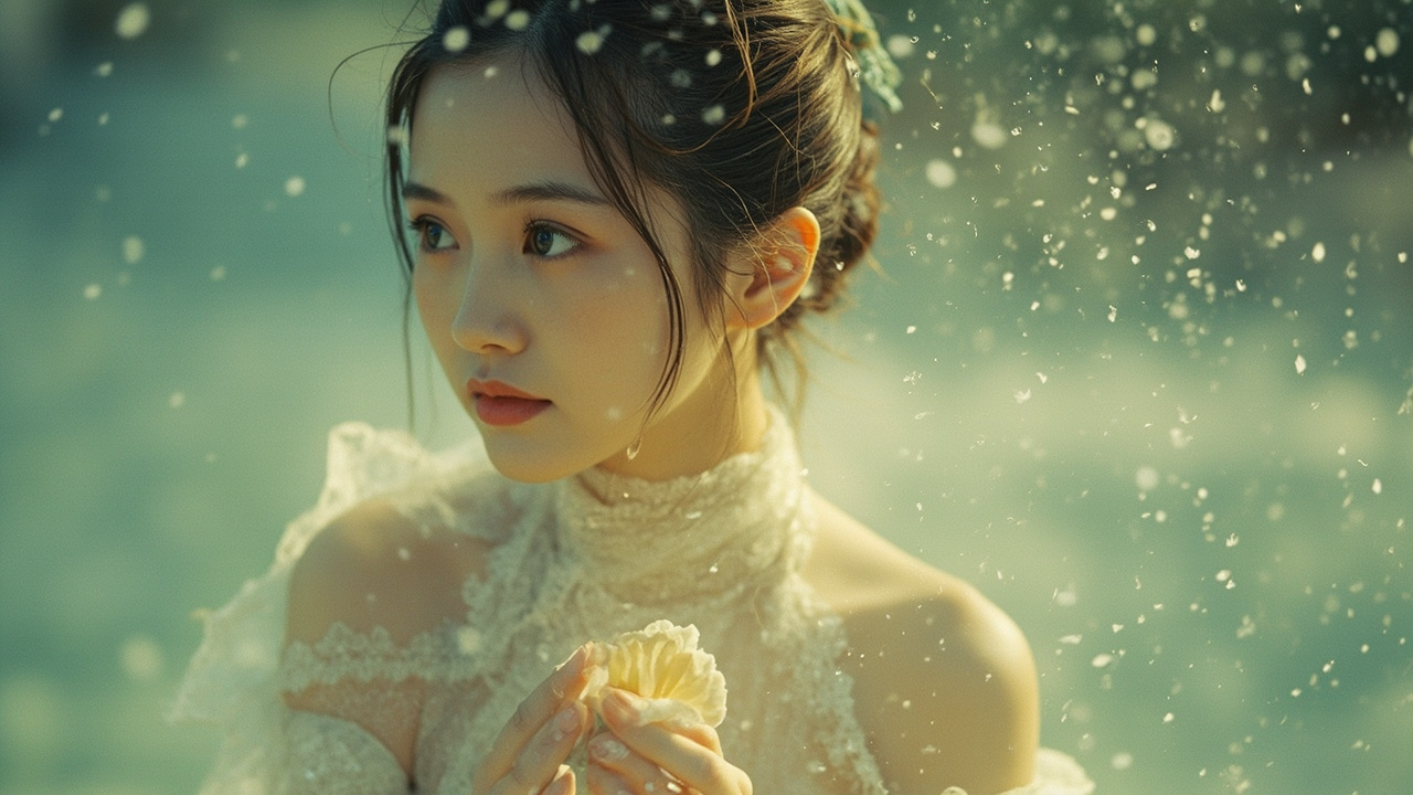 《雨蝶》在抖音的二次创作画面